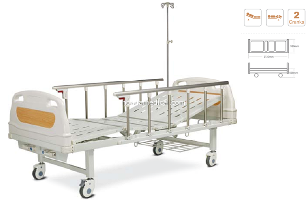  Giường bệnh nhân 2 tay quay ALK06-A232P